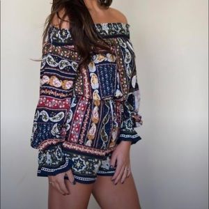 Shop These Three Boutique romper, large NWT